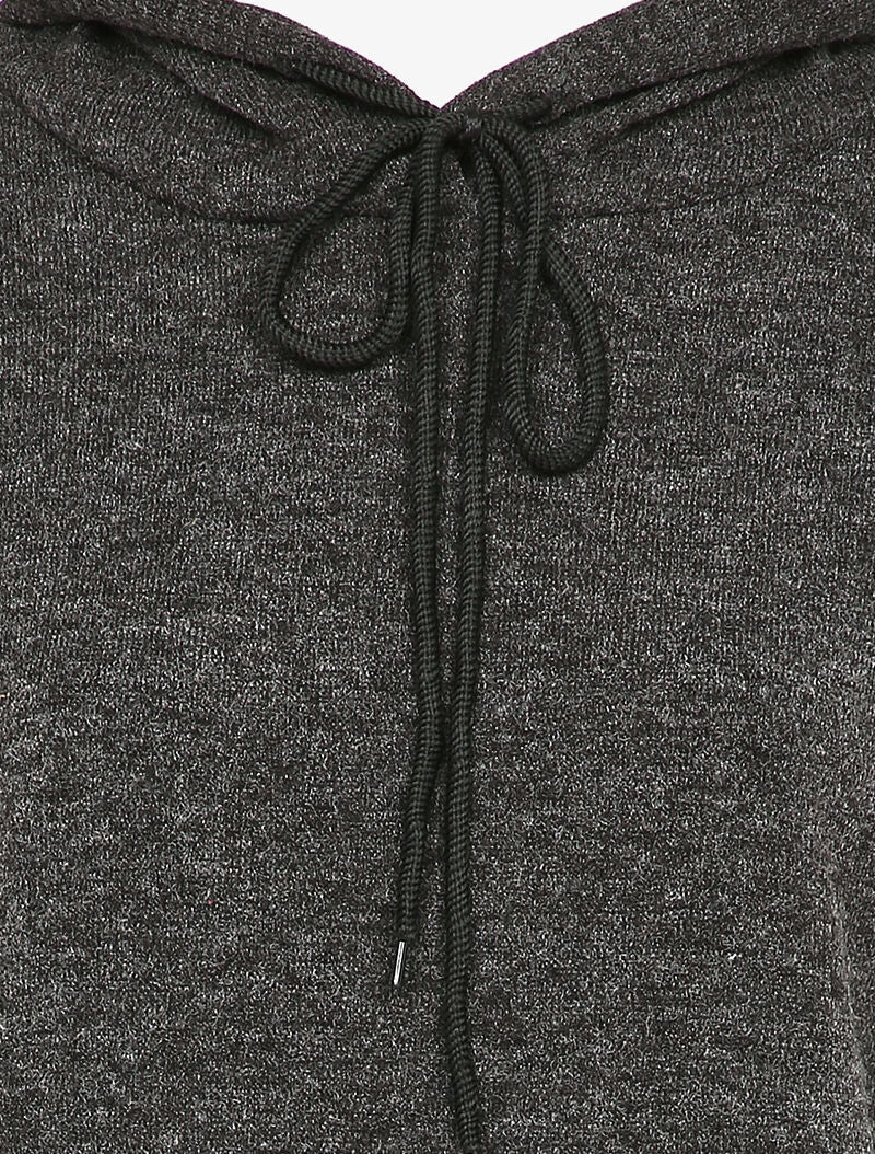 Robe pull à capuche - Gris foncé - 3