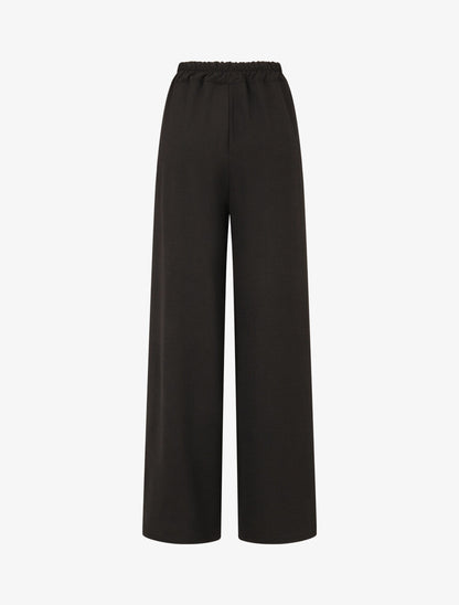 Pantalon fluide à poches stylisés - Noir - 2