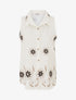 Chemise sans manches imprimé floral - Beige - 4