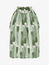 Top à imprimé abstrait coupe droite - Vert olive - 4