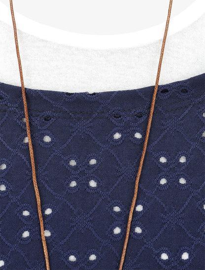 Ensemble top et débardeur bicolore - Bleu - 3