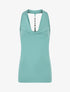 Top ajusté à dos nageur bijou - Turquoise - 1