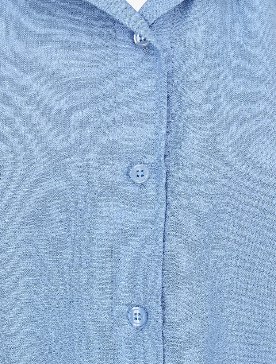 Chemise sans manches à nouer - Bleu ciel - 3
