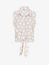 Chemise sans manches à nouer imprimé 70&