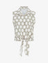 Chemise sans manches à nouer imprimé 70&