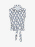 Chemise sans manches à nouer imprimé 70&