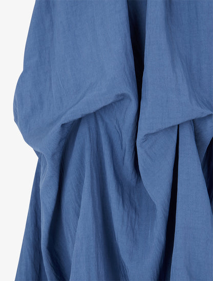 Robe longue sans manches effet bouffant - Bleu - 3