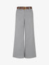 Pantalon ample imprimé chevron - Gris - 1