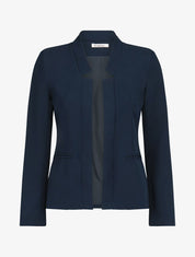 Veste à col cranté - Marine - 1