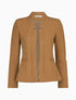 Veste à col cranté - Beige foncé - 1