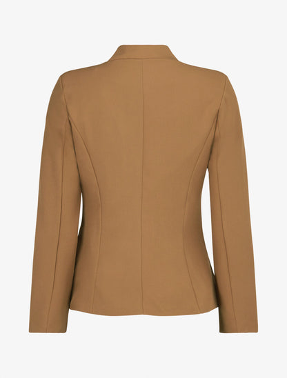 Veste à col cranté - Beige foncé - 2