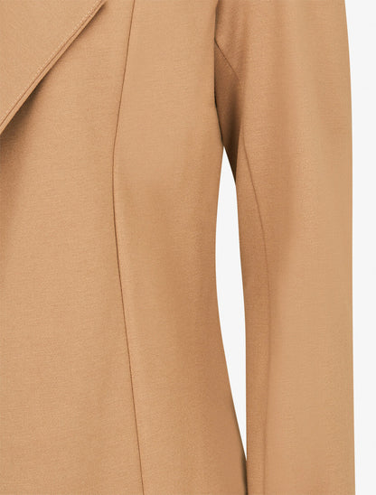 Veste à col biseauté - Taupe - 3
