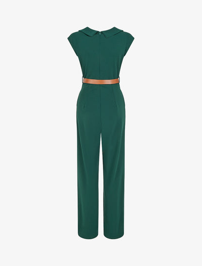 Combinaison unie sans manches - Vert sapin - 2