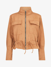 Veste souple en suédine - Camel - 4