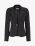Veste ajustée à col cranté - Noir - 4