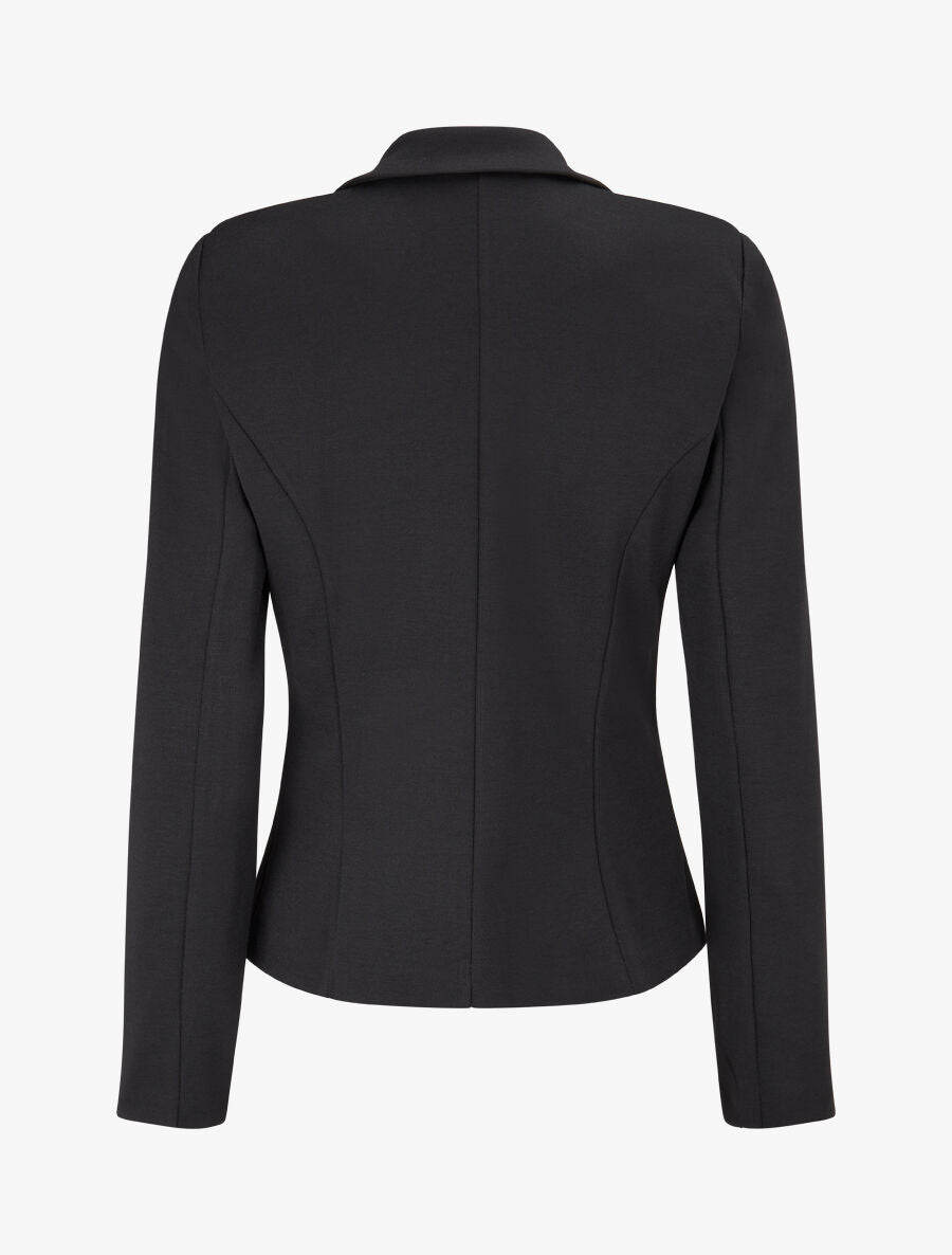 Veste ajustée à col cranté - Noir - 2