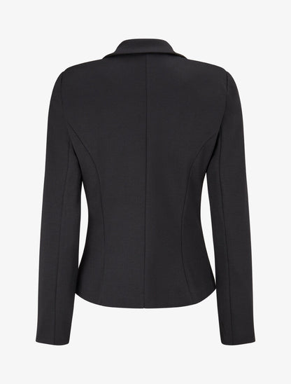 Veste ajustée à col cranté - Noir - 2