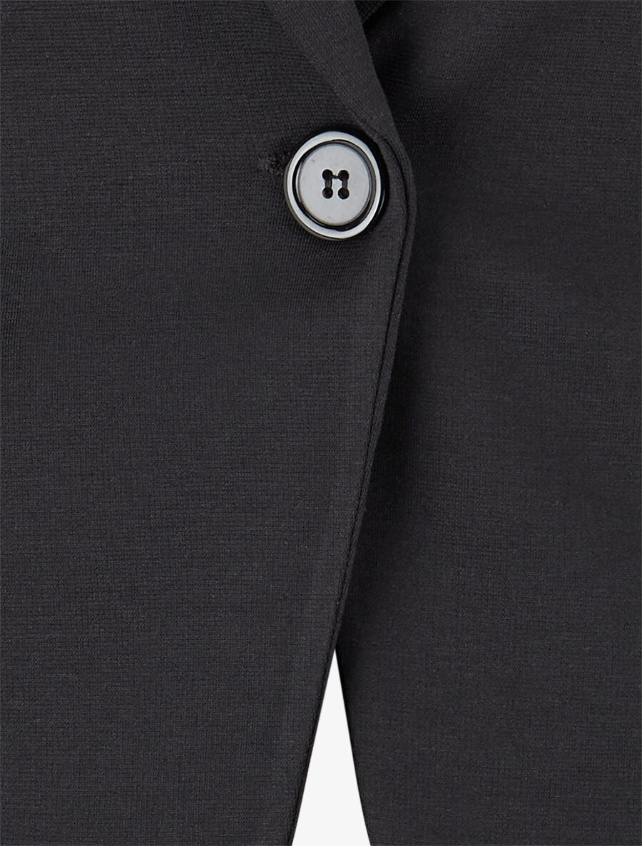 Veste ajustée à col cranté - Noir - 3