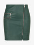 Jupe moulante en simili - Vert - 4