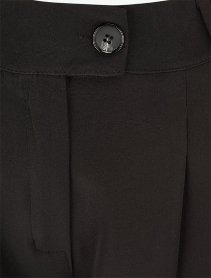 Pantalon tailleur ample - Noir - 3
