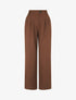 Pantalon tailleur ample - Marron - 4