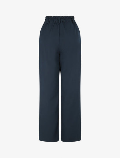 Pantalon tailleur ample - Marine - 2