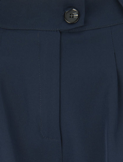 Pantalon tailleur ample - Marine - 3