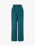 Pantalon tailleur ample - Bleu lagon - 1