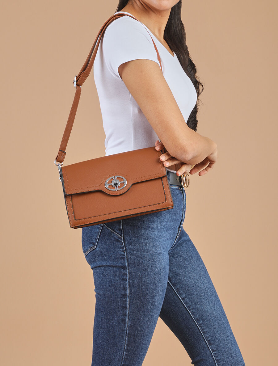 Sac besace Sally - Camel - 5