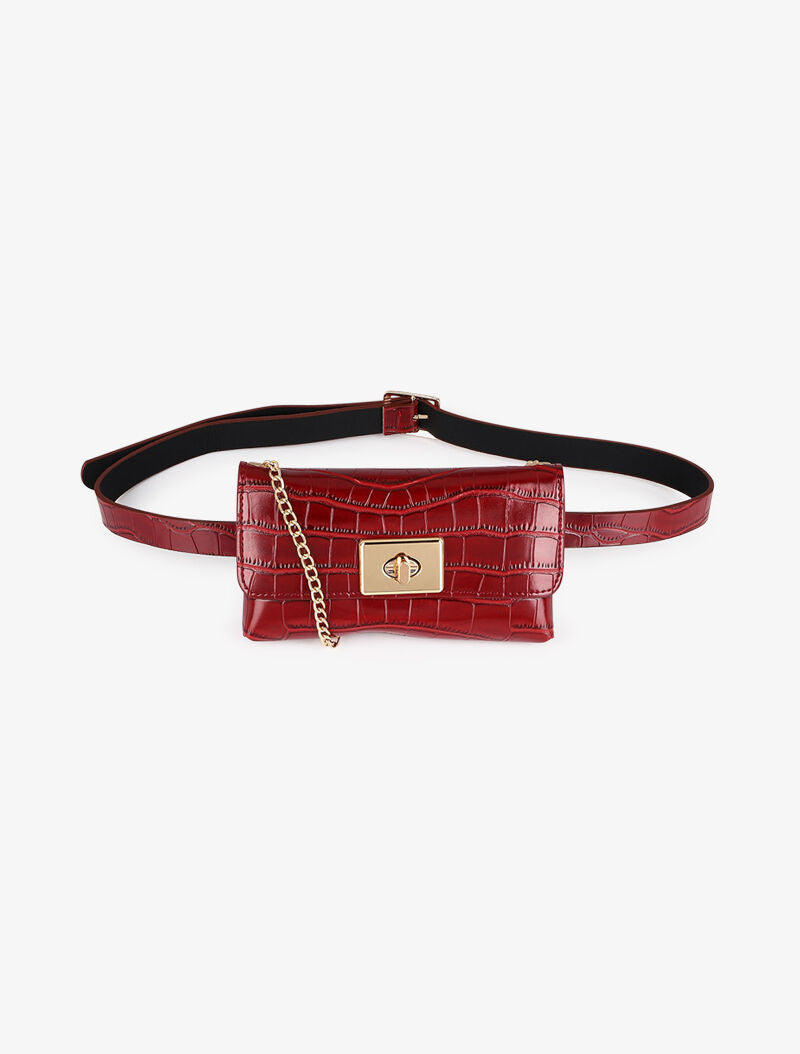 Sac banane Viviane - Bordeaux - 1