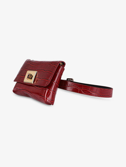 Sac banane Viviane - Bordeaux - 3