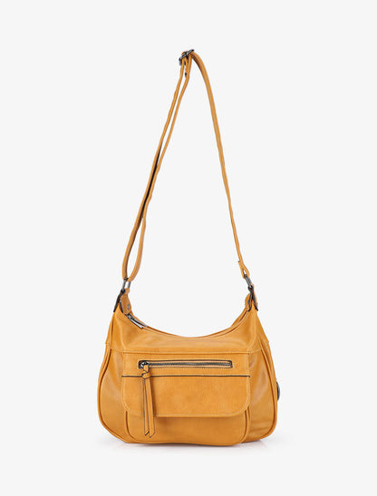 Sac besace Valeria - Moutarde - 3