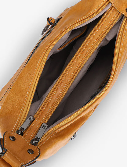 Sac besace Valeria - Moutarde - 4