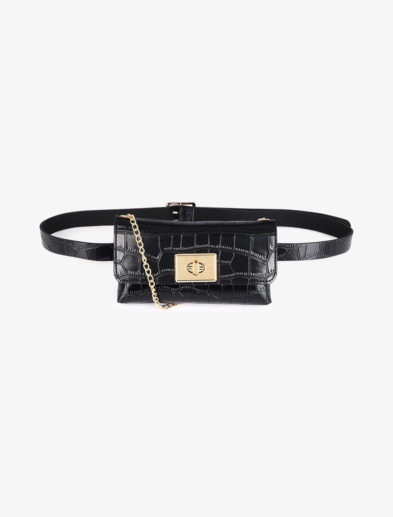 Sac banane Viviane - Noir - 1
