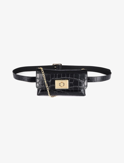 Sac banane Viviane - Noir - 1
