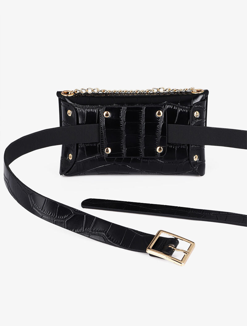 Sac banane Viviane - Noir - 4