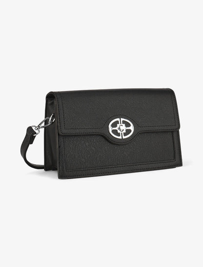 Sac bandoulière Bertha - Noir - 3