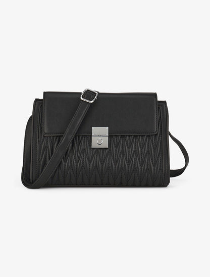 Sac besace Thibaula - Noir - 1