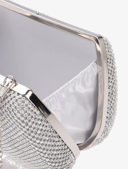 Minaudière de soirée à fermoir bague - Argent - 4