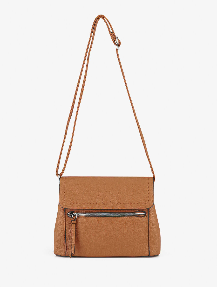 Sac bandoulière Alicia - Camel - 3
