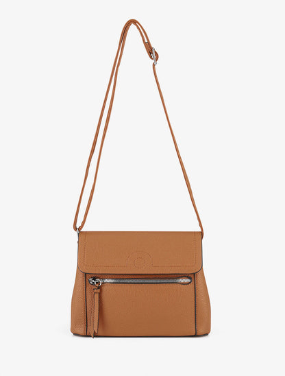 Sac bandoulière Alicia - Camel - 3