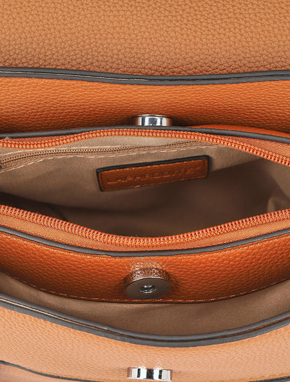 Sac bandoulière Alicia - Camel - 4