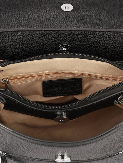 Sac bandoulière Alicia - Noir - 4