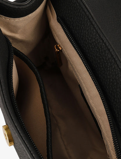 Sac besace Claudia - Noir - 4