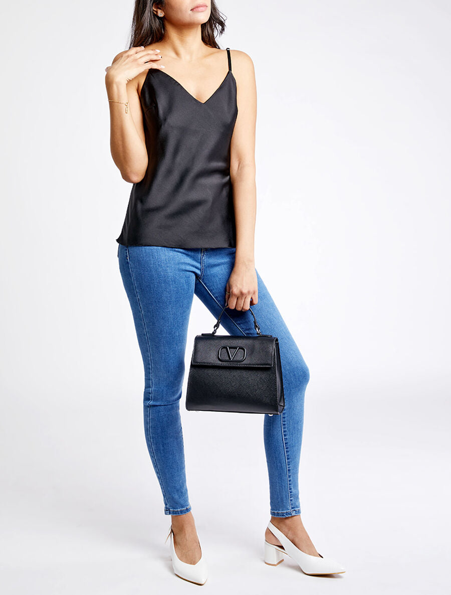 Sac besace Clarence - Noir - 6