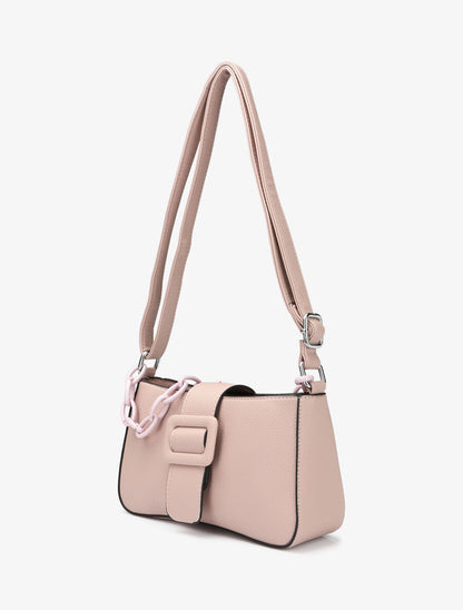 Sac besace Amandine - Taupe - 2