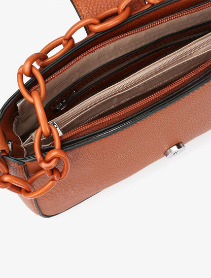 Sac besace Amandine - Camel - 5