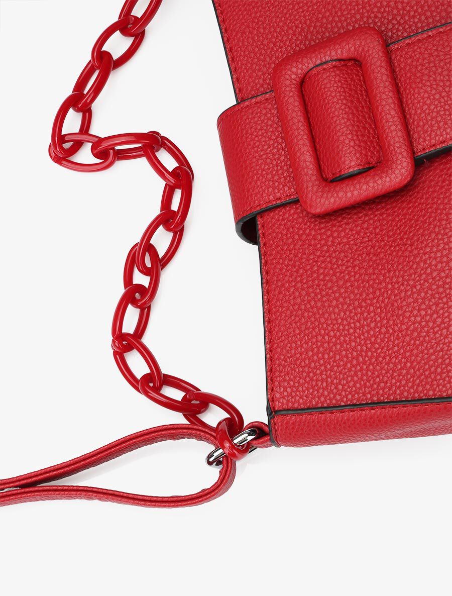 Sac besace Amandine - Rouge - 4