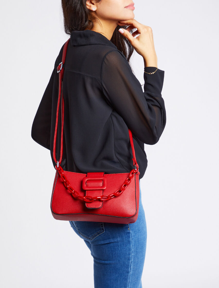 Sac besace Amandine - Rouge - 6