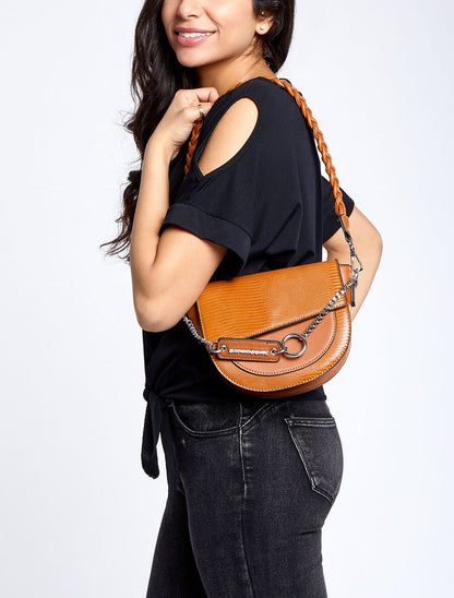 Sac besace Albertine - Camel - 5